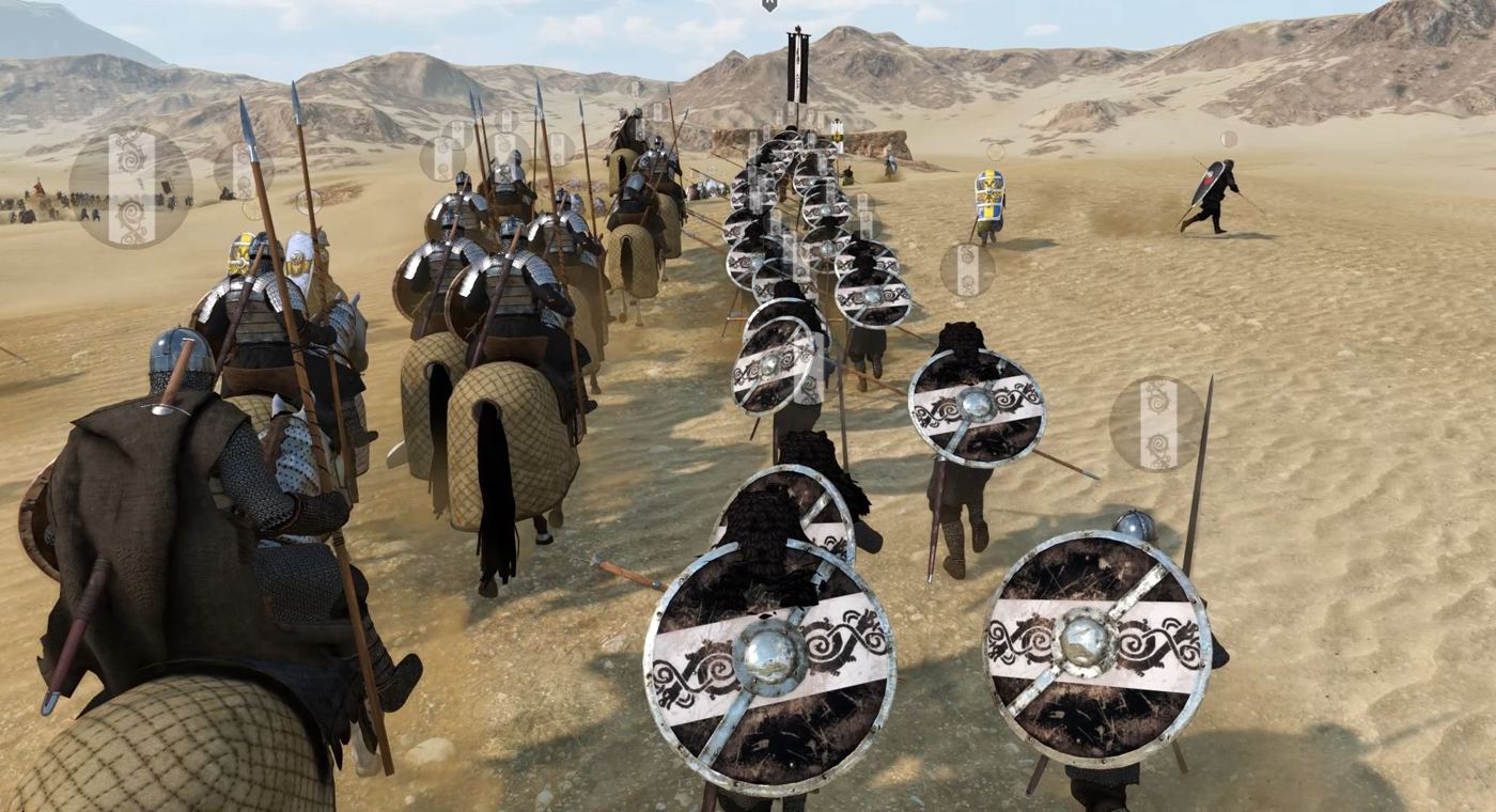 March across the desert